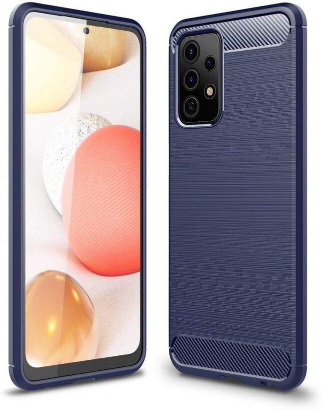 Puhelimenkuoret.fi Samsung Galaxy A52 / A52 5G Suojakuori Hiilikuitu Sininen Puhelimenkuoret.fi Samsung Galaxy A52 / A52 5G Suojakuori Hiilikuitu Sininen