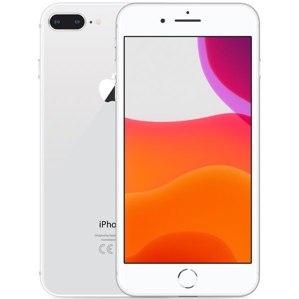 Apple iPhone 8 Plus 64GB Hopea Silver refurbished Apple iPhone 8 Plus 64GB Hopea Silver refurbished