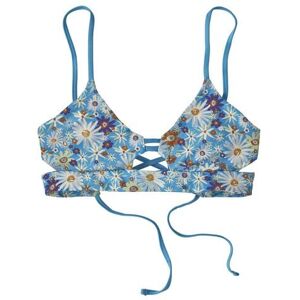 Patagonia Naisten Focal Point bikinien yläosa - Kierrätetty nailoni  - Primavera: Lago Blue - female - Size: S