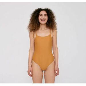 Organic Basics Re-Swim Uimapuku -  Kierrätettyä nailonia  - Ocher - female - Size: XL