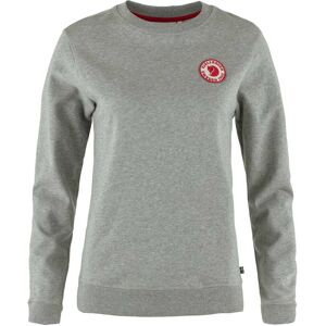 Fjällräven Naisten 1960 Logo Badge -paita - 100% luomupuuvillaa.  - Grey-Melange - female - Size: M