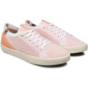 Saola Naisten Cannon Knit - 100% vegaanit tennarit  - White Peach - female - Size: 39