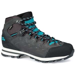 Hanwag Naisten Makra Light GTX retkeilykengät  - Asphalt/Bluegreen - female - Size: 40