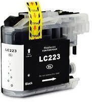 Brother LC223Bk mustekasetti, Musta korvaava Premium 550 sivua, Takuu 2v. Brother LC223Bk mustekasetti, Musta korvaava Premium 550 sivua, Takuu 2v.