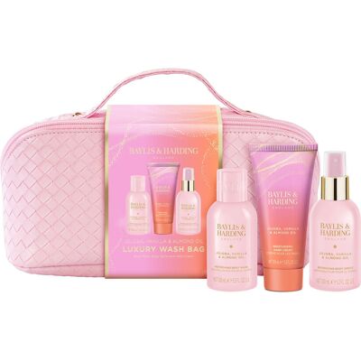 BAYLIS & HARDING Jojoba, Vanilla & Almond Oil Luxury Wash Bag Gift Set BAYLIS & HARDING Jojoba, Vanilla & Almond Oil Luxury Wash Bag Gift Set