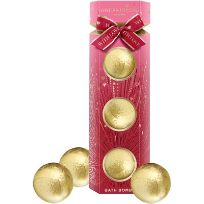 BAYLIS & HARDING Midnight Cherry Luxury Bath Bomb Gift Set BAYLIS & HARDING Midnight Cherry Luxury Bath Bomb Gift Set