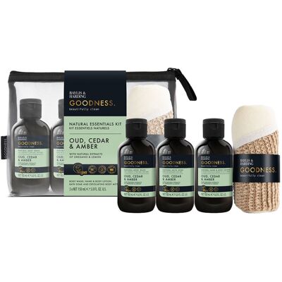 BAYLIS & HARDING Goodness Oud, Cedar & Amber Essentials Gift Set BAYLIS & HARDING Goodness Oud, Cedar & Amber Essentials Gift Set