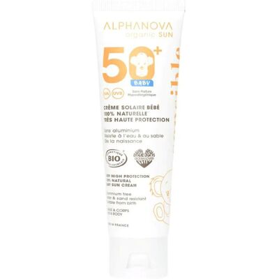 ALPHANOVA Organic Sun Natural Baby Sun Cream SPF50 50g ALPHANOVA Organic Sun Natural Baby Sun Cream SPF50 50g