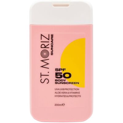 ST. MORIZ Suncare Body Sunscreen SPF50 200ml ST. MORIZ Suncare Body Sunscreen SPF50 200ml