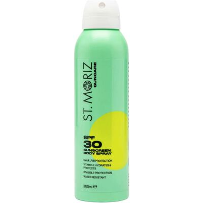 ST. MORIZ Suncare Body Sunscreen Spray SPF30 200ml ST. MORIZ Suncare Body Sunscreen Spray SPF30 200ml