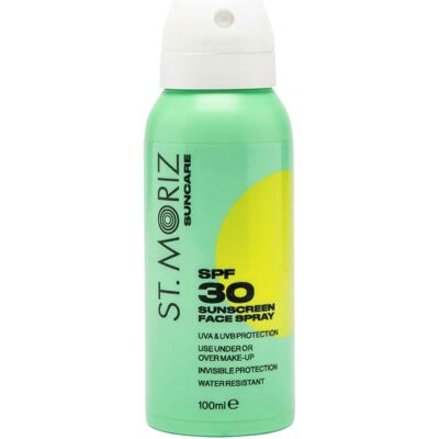 ST. MORIZ Suncare Face Sunscreen Spray SPF30 100ml ST. MORIZ Suncare Face Sunscreen Spray SPF30 100ml