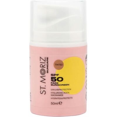 ST. MORIZ Suncare Tinted Face Sunscreen SPF50 50ml ST. MORIZ Suncare Tinted Face Sunscreen SPF50 50ml