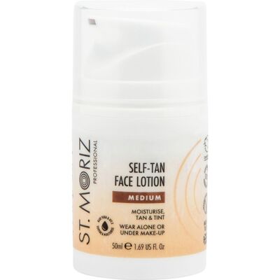 ST. MORIZ Professional Self-Tan Face Lotion Medium 50ml ST. MORIZ Professional Self-Tan Face Lotion Medium 50ml