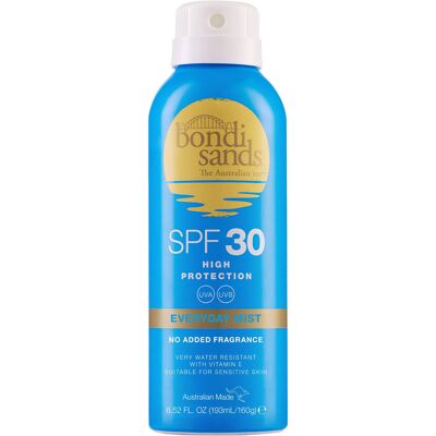 Bondi Sands SPF 30 Päivittäinen Sumuta - Vedenkestävä aurinkosuojasuihke Bondi Sands SPF 30 Päivittäinen Sumuta - Vedenkestävä aurinkosuojasuihke