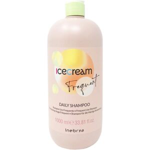 Inebrya Ice Cream Frequent Päivittäinen Shampoo - Ravitseva, Hellävarainen, 1000ml Inebrya Ice Cream Frequent Päivittäinen Shampoo - Ravitseva, Hellävarainen, 1000ml