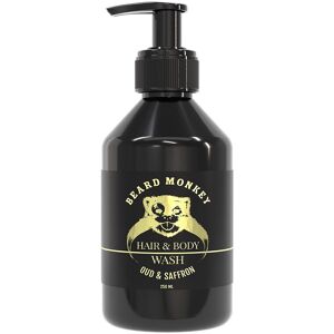 BEARD MONKEY Oud & Saffron Hair & Body Wash 250ml BEARD MONKEY Oud & Saffron Hair & Body Wash 250ml
