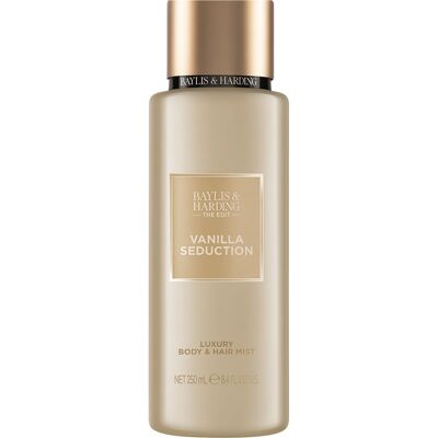 BAYLIS & HARDING The Edit Vanilla Seduction Body & Hair Spray 250ml BAYLIS & HARDING The Edit Vanilla Seduction Body & Hair Spray 250ml
