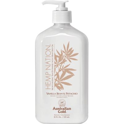 AUSTRALIAN GOLD Hemp Nation Vanilla Bean & Pistachio Tan Extender 535ml AUSTRALIAN GOLD Hemp Nation Vanilla Bean & Pistachio Tan Extender 535ml