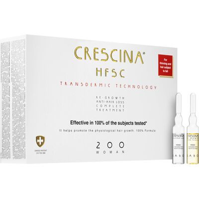 CRESCINA HFSC Transdermic Technology 200 Ampoule For Initial Thinning & Hair Loss 20x3.5ml (Woman) CRESCINA HFSC Transdermic Technology 200 Ampoule For Initial Thinning & Hair Loss 20x3.5ml (Woman)