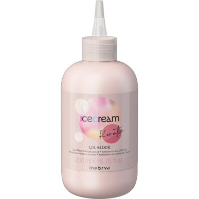 Inebrya Ice Cream Keratin Hiusöljy - Ravitseva & Korjaava - 200ml Inebrya Ice Cream Keratin Hiusöljy - Ravitseva & Korjaava - 200ml