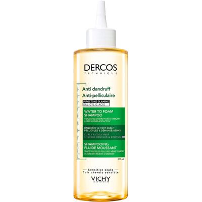 VICHY Dercos Anti-Dandruff Water To Foam Shampoo For Curls & Coils 200ml VICHY Dercos Anti-Dandruff Water To Foam Shampoo For Curls & Coils 200ml