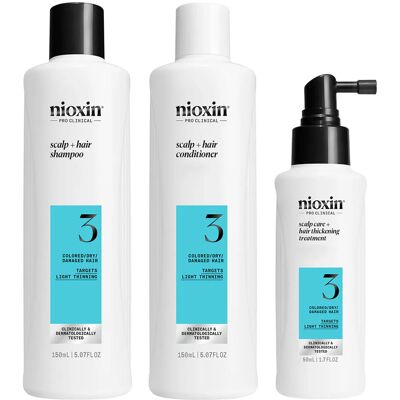 Nioxin System 3 Hiustenhoitosarja - Vähentää Hiustenlähtöä & Vahvistaa Nioxin System 3 Hiustenhoitosarja - Vähentää Hiustenlähtöä & Vahvistaa