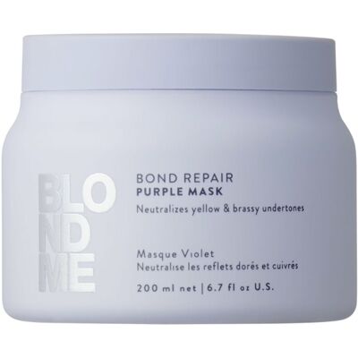 Schwarzkopf Blondme Bond Repair Purppura Naamio (200ml) Schwarzkopf Blondme Bond Repair Purppura Naamio (200ml)