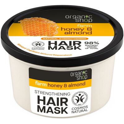 ORGANIC SHOP Farm Honey & Almond Hair Mask 250ml ORGANIC SHOP Farm Honey & Almond Hair Mask 250ml
