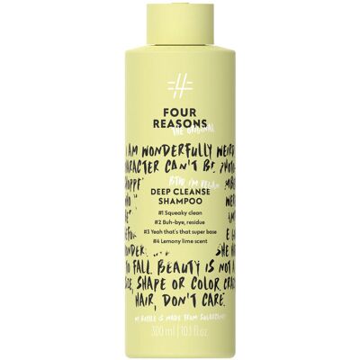 Four Reasons Syväpuhdistava Shampoo - Rasvaiset Hiukset, Sitruuna-Limen Tuoksu Four Reasons Syväpuhdistava Shampoo - Rasvaiset Hiukset, Sitruuna-Limen Tuoksu