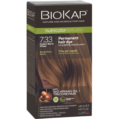 Biokap Nutricolor Delicato 7.33 Hiusväri - Luonnollinen ja Ravitseva Biokap Nutricolor Delicato 7.33 Hiusväri - Luonnollinen ja Ravitseva