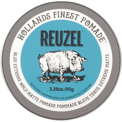 REUZEL Blue Extreme Hold Matte Pomade 95g REUZEL Blue Extreme Hold Matte Pomade 95g