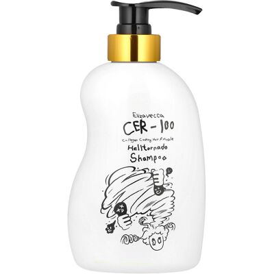 ELIZAVECCA Cer-100 Collagen Coating Hair A+ Muscle Helltornado Shampoo 500ml ELIZAVECCA Cer-100 Collagen Coating Hair A+ Muscle Helltornado Shampoo 500ml