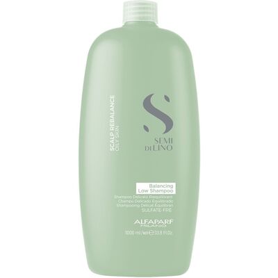 Alfaparf Milano Semi Di Lino Scalp Balance Oily Skin Low Shampoo - 1000ml Alfaparf Milano Semi Di Lino Scalp Balance Oily Skin Low Shampoo - 1000ml