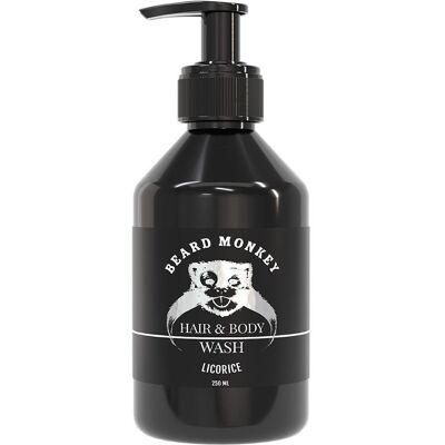 BEARD MONKEY Licorice Hair & Body Wash 250ml BEARD MONKEY Licorice Hair & Body Wash 250ml
