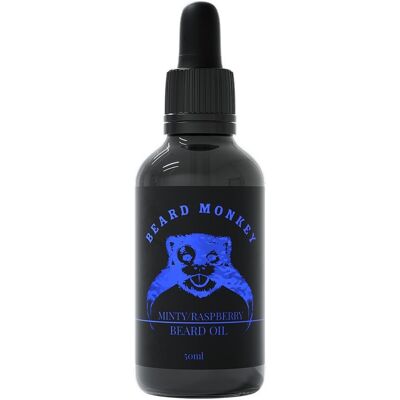 BEARD MONKEY Minty & Raspberry Beard Oil 50ml BEARD MONKEY Minty & Raspberry Beard Oil 50ml