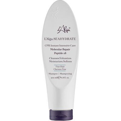 L`ALGA Seahydrate CPR Molecular Repair Peptide-18 Shampoo For Fine Hair 200ml L`ALGA Seahydrate CPR Molecular Repair Peptide-18 Shampoo For Fine Hair 200ml