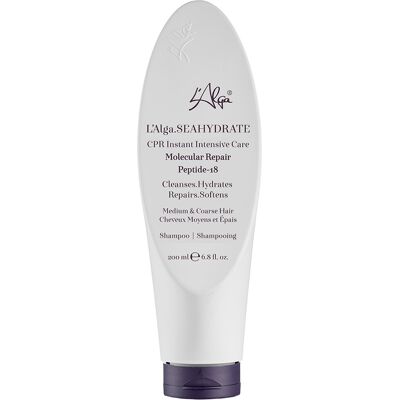 L`ALGA Seahydrate CPR Molecular Repair Peptide-18 Shampoo For Medium & Coarse Hair 200ml L`ALGA Seahydrate CPR Molecular Repair Peptide-18 Shampoo For Medium & Coarse Hair 200ml