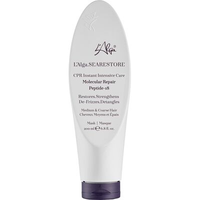 L`ALGA Searestore CPR Molecular Repair Peptide-18 Mask For Medium & Coarse Hair 200ml L`ALGA Searestore CPR Molecular Repair Peptide-18 Mask For Medium & Coarse Hair 200ml