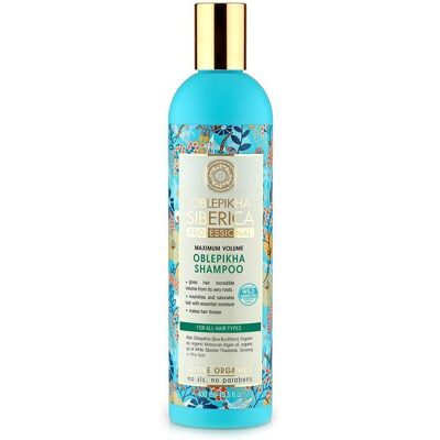 Natura Siberica Oblepikha Sea Buckthorn Shampoo - Maksimaalinen Volyymi - 400ml Natura Siberica Oblepikha Sea Buckthorn Shampoo - Maksimaalinen Volyymi - 400ml