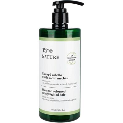 TAHE Nature Shampoo Coloured Or Highlighted Hair 750ml TAHE Nature Shampoo Coloured Or Highlighted Hair 750ml