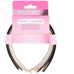 BRUSHWORKS Classic Headbands 4pcs BRUSHWORKS Classic Headbands 4pcs