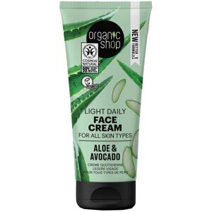 Luomukaupan aloe ja avokado kevyt kasvovoide 50 ml - Kosteuttava ja hoitava Luomukaupan aloe ja avokado kevyt kasvovoide 50 ml - Kosteuttava ja hoitava