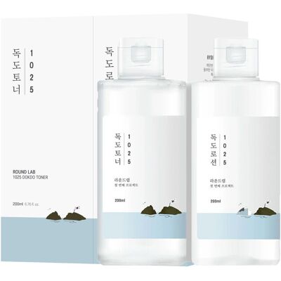 Round Lab 1025 Dokdo Toner & Lotion Set - Kosteuttava & Ravitseva Round Lab 1025 Dokdo Toner & Lotion Set - Kosteuttava & Ravitseva