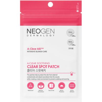 Neogen Dermalogy A-Clear Rauhoittava Spot Patch - 24 kpl Neogen Dermalogy A-Clear Rauhoittava Spot Patch - 24 kpl