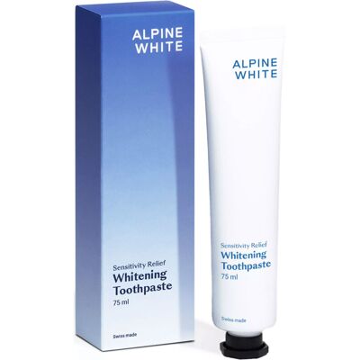 ALPINE WHITE Kirkastava & Hoitava Hammastahna Sensitivity Re - Hammastahna för känsliga tänder ALPINE WHITE Kirkastava & Hoitava Hammastahna Sensitivity Re - Hammastahna för känsliga tänder