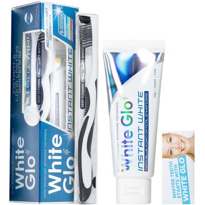 WHITE GLO Instant White Toothpaste 115ml WHITE GLO Instant White Toothpaste 115ml