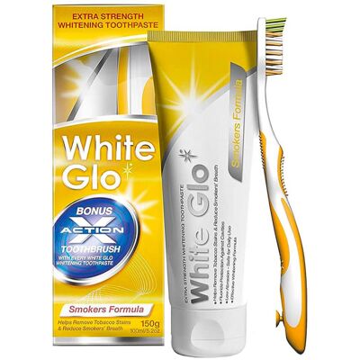 WHITE GLO Smokers Formula Toothpaste 100ml WHITE GLO Smokers Formula Toothpaste 100ml