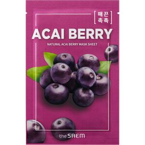 THE SAEM Natural Acai Berry Sheet Mask 21ml THE SAEM Natural Acai Berry Sheet Mask 21ml