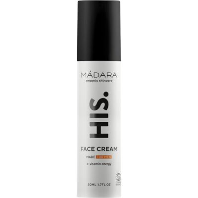 Mádara His Face Cream 50ml - Kasvovoide miehille Mádara His Face Cream 50ml - Kasvovoide miehille