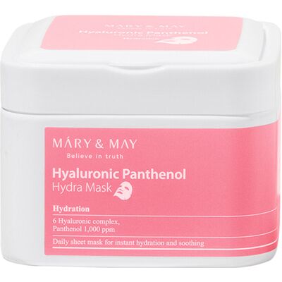 Mary & May Hyaluronihappo Panthenol Hydra Mask - Kasvosheet Mary & May Hyaluronihappo Panthenol Hydra Mask - Kasvosheet